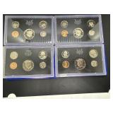 Four 1972 US Proof Sets