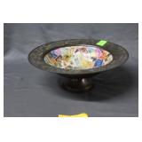 Art Deco Stamp custom crafted bowl