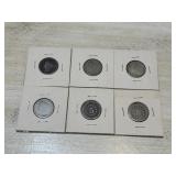 Four Liberty Head Nickels: (2)1906, 1907, 1908 &