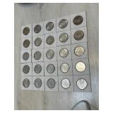 Twenty-Five Kennedy Half Dollars: (3)1964, 1966,