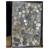 100+ Lot of Silver Foreign Currency: Canadian,