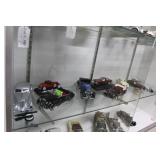 Model Car shelf lot - some with damage