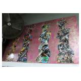 Abstract Mod Podge ladies panting custom Alex