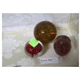 Paperweights  3. Control release bubble art glAss