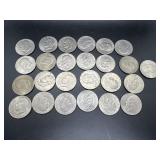 Twenty-Five Eisenhower Dollars: 1971, (10)1972,