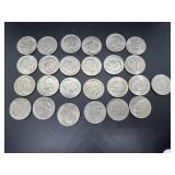 Twenty-Five Eisenhower Dollars: (23)1972, 1971,