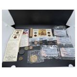 2 Lincoln-Kennedy Pennies, Bicentennial Penny,