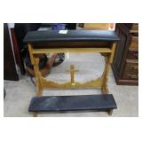 Prayer bench 33" x 36" x 19" - 6789