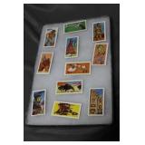 Cigarette trading cards "The Wild West"  (11