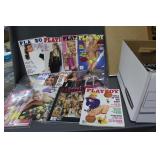 Box Playboy magazines