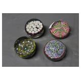 Paperweights, millefiori (4)