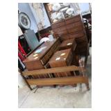 Bassett bedroom set, 7 pcs., 5 drawer hi-boy, 6