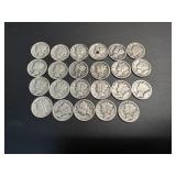 Twenty-Three Mercury Dimes: 1931, 1929, 1930,