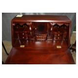 Drop front cherry finish desk2  under