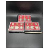 Three 1980 US Proof Sets