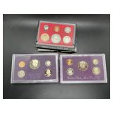 One US Mint Proof Set 1989, Two US Proof Sets: