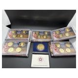 Five 2007 US Mint Presidential $1.00 Coin Proof