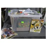 Large collection sports mags, paper, cards and