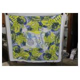 Two Florida vintage table cloths: 45" x 50"
