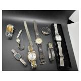 Nine watches: phasar, bulova accutron, eligin,