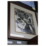 Framed print of Western cowboys at work