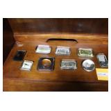 9 advertising paperweights - Mayflower, Reed &