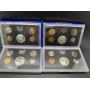 Four US Proof Sets: 1968, (3) 1969