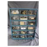 18 drawer index with variable capacitors, relay sw