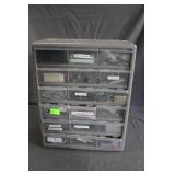 Organizer with HAM radio parts & accessories - Tri