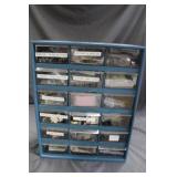Index box: toggle push button, rocker switches, sl