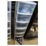 6 drawers CD & audio cables, antenna bases, & mini