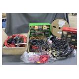 Index box w. speaker cable ends, radio frequency c