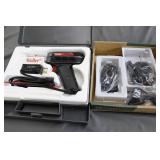 Weller soldering gun, microphone, preamp kit & pre