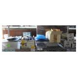 Shelf lot HDMI cables, coax cables, jumper with cl