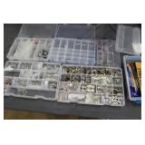 6 assorted boxes with coax ends, diodes, tuning to