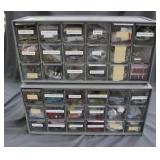 Two 18 drawer cabinets - high frequency diodes, ga