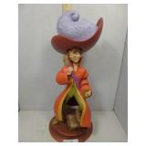 23" H Resin Peter Pan Figure as Captain Hook