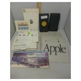 Apple grouping: iMac, Apple mousepads, system