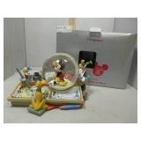 Disney "Mickey Mouse March" snowglobe with artist