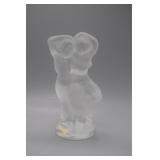 Lalique Nude frosted glass duo