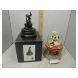 Pluto Art of Disney bronze figure & Mickey &