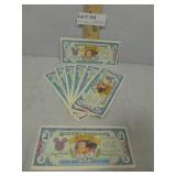1993 Disney Dollars - $8 Face value - Mickey