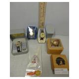Five DIsney watches - mini clock, CMO watch, Lion