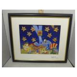 Mickey Mouse Millennium Mickey Pin framed set