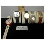 Five Disney watches - Pocahontas, Storm, Mickey