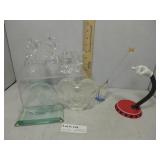 Crystal Mickey & Minnie wedding figures, train &