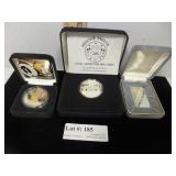 Three Disney coins - 1998 Disneyana round,