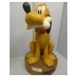 Pluto resin figure on stand 21" H
