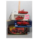 Three Diecast Firefighter Vehicles incl Ertl 1947