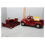 Two Tonka 1960s/1970s Pressed Steel Fire Vehicles